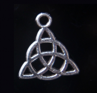 triquetra Keltische knoop bedel